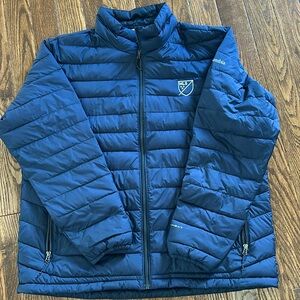 Rarely worn Columbia Omni heat jacket. MLS logo on jacket.